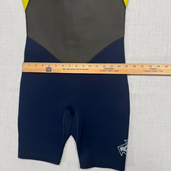 XCEL Wetsuit SLX 2.0 Youth Short Sleeve Black Gray Yellow Nylon Size 16 - Picture 7 of 10